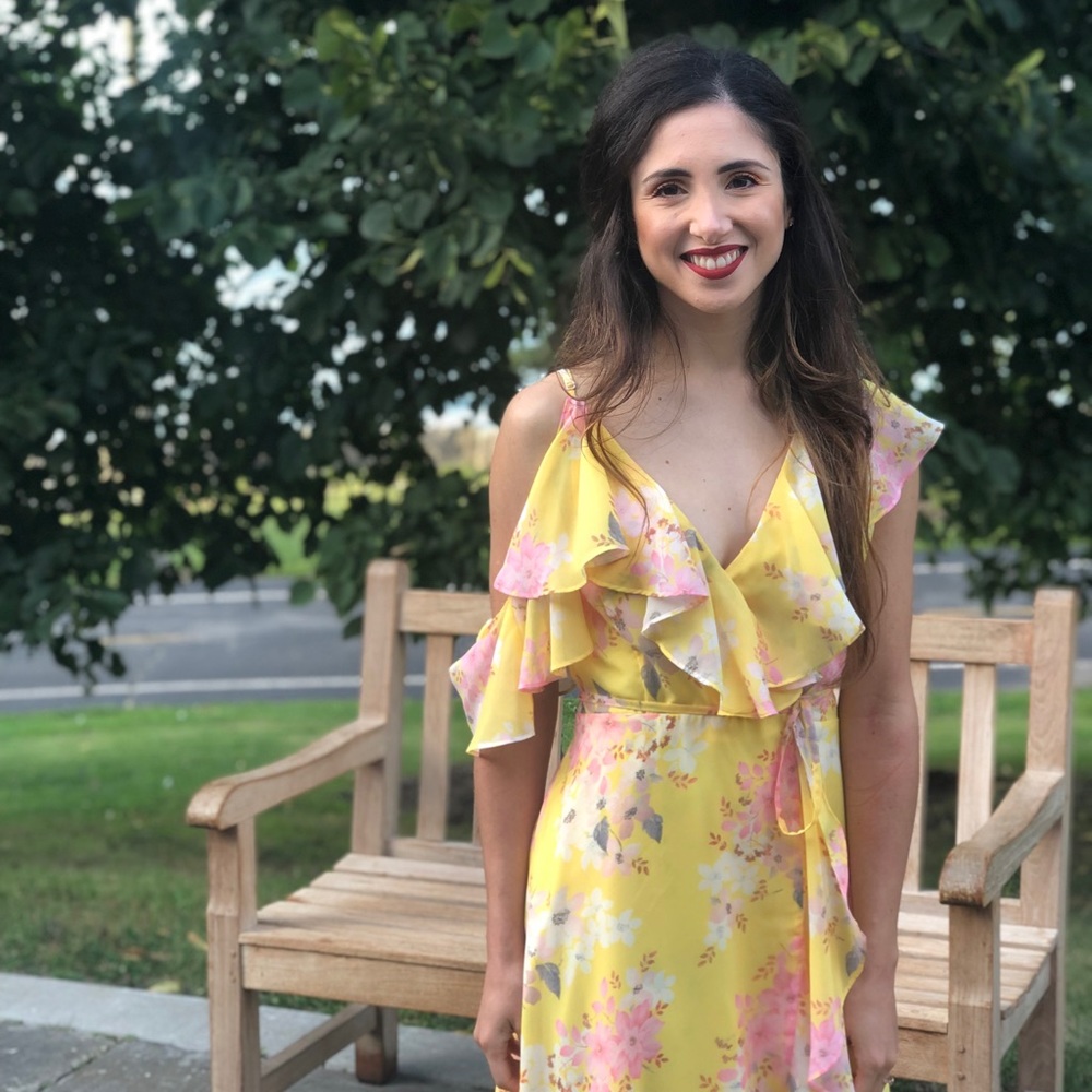 Yumi Kim yellow floral meadow maxi wrap dress - Picture 12 of 12